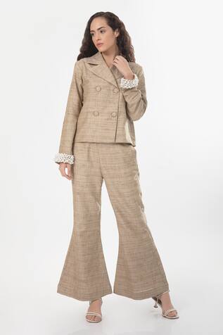 House of THL Diana Double-Breasted Jacket & Pant Set
