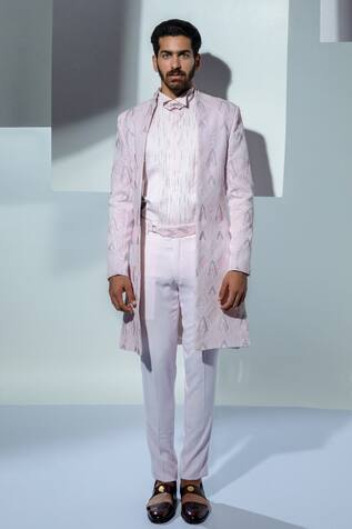 Ankur J Embroidered Bandhagala & Pant Set