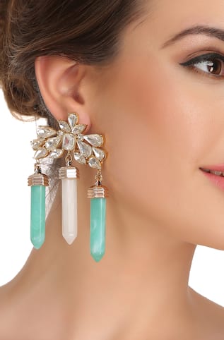 Ae-Tee Crystal Chandelier Earrings