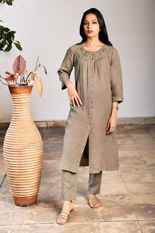 Linen Bloom  Linen Pants