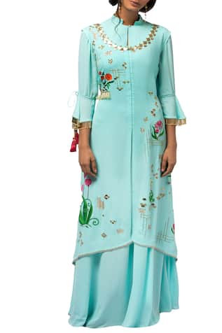 Limerick by Abirr N' Nanki Long Gown with Embellished Jacket