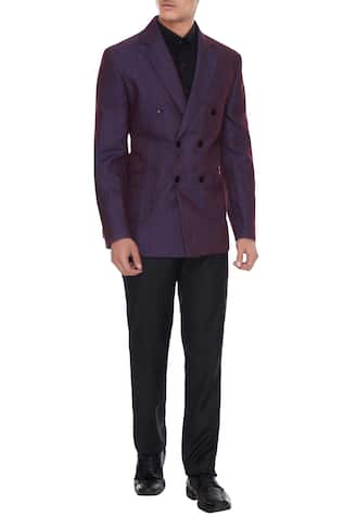Vikram Bajaj Double Breasted Blazer