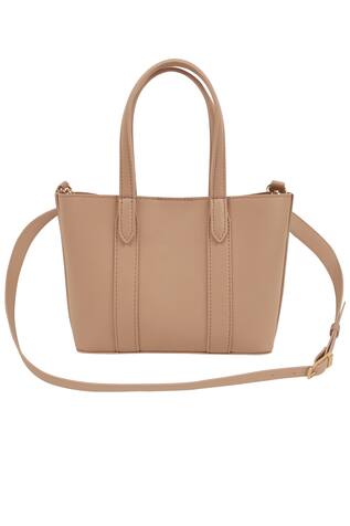 The House of Ganges Vegan Leather Small Tote With Sling