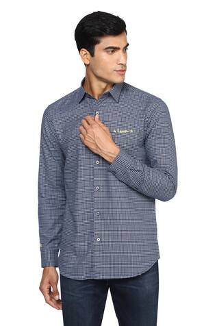 Noonoo Checkered Slim-Fit Shirt