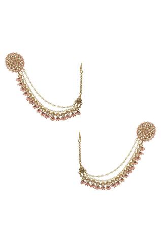 Moh-Maya by Disha Khatri Ear Chain Stud Earrings