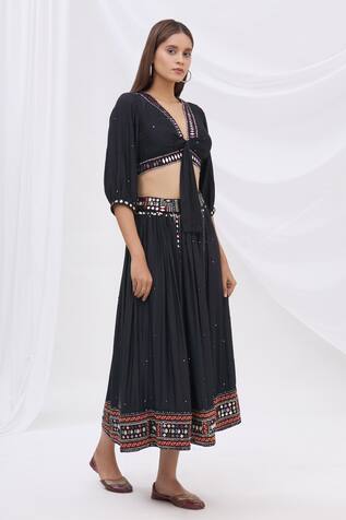Surily G Flared Midi Skirt
