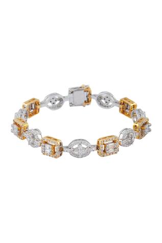 Ananta Jewellery Geometric Pattern Bracelet