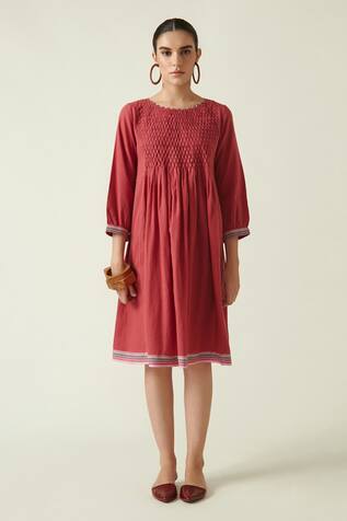 Payal Pratap Crimini Smocked Dress