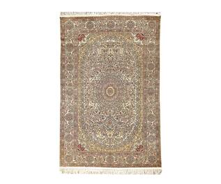 Qaaleen Silk Handcrafted Carpet