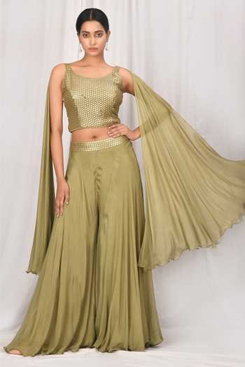 Palazzo With Crop Tops: Buy Palazzo 
