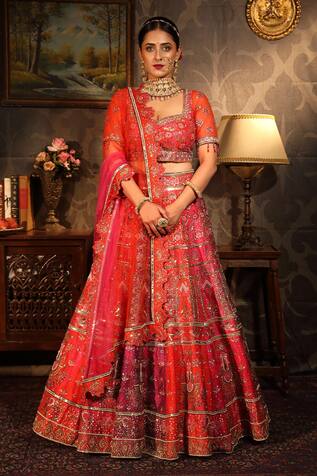 LAXMISHRIALI The Empress Embroidered Lehenga Set