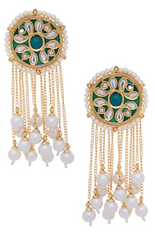 Just Jewellery Dangling earrings with circular head