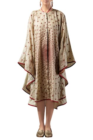 kaftan sleeve dress