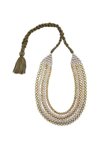 Hema Khasturi Layered pearl necklace
