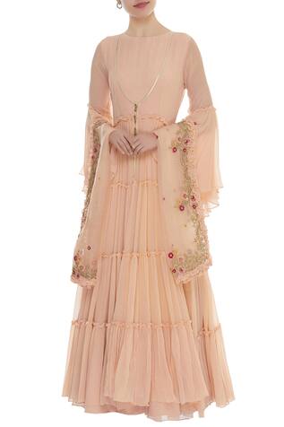 long anarkali tops