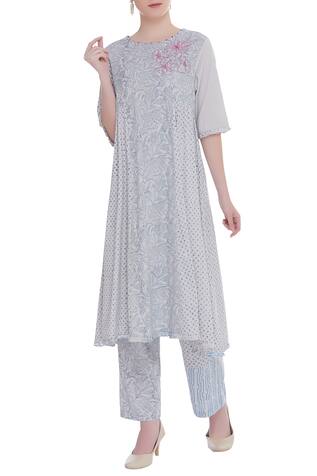 Shagun Manchanda Block printed Aline kurta