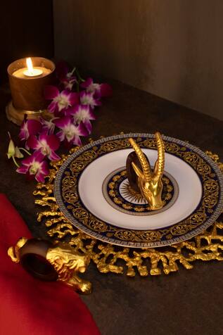 House of Neeba Metal Charger Plate (Set of 2)