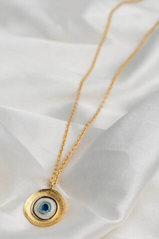 Aaree Accessories Evil Eye Charm Necklace