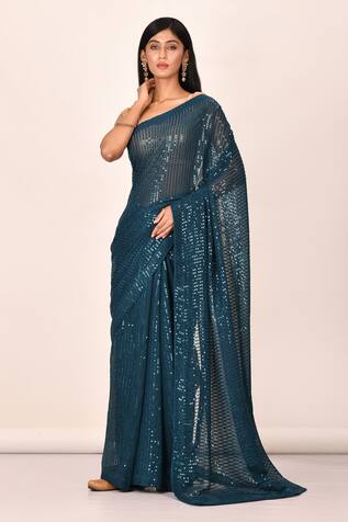 Samyukta Singhania Sequin Work Saree 