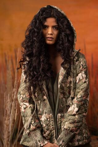 Label Reyya Floral Print Jacket