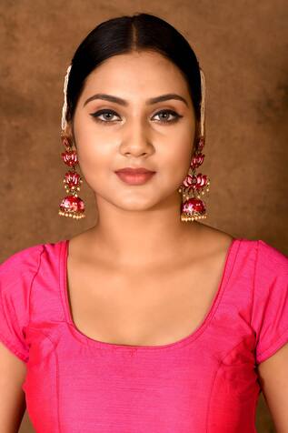 Samyukta Singhania Kundan Jhumka Earrings