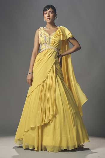 Designer Lehenga Saree | Women Sarees 