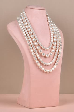 Anaash Pearl Layered Necklace