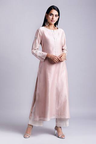Anantaa by Roohi Silk Chanderi Kurta