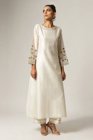 Anantaa by Roohi Silk Chanderi Kurta