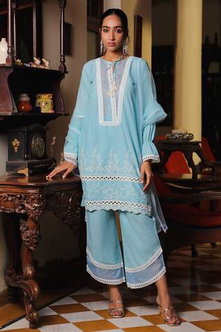 Enaarah Cotton Flared Pants