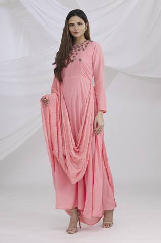 Samyukta Singhania Embroidered Asymmetric Dress