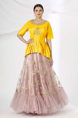 lehenga with kurta design