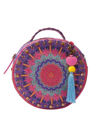 Siddhartha Bansal Floral Mandala Studded Bag