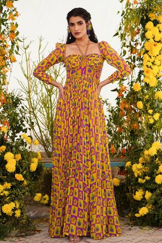 Baise Gaba Inaayat Floral Print Dress