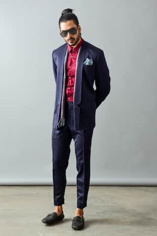 Agape Inverted Lapel Suit Set