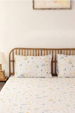 House This Cotton Printed Double Bed Sheet Set