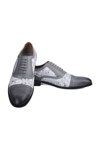 MisterSinister Crust Leather Brogue Shoes