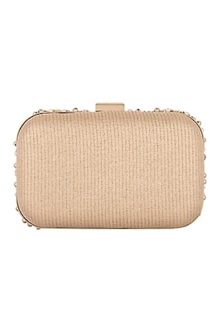 Clutch’D Velvet Box Clutch with Sling