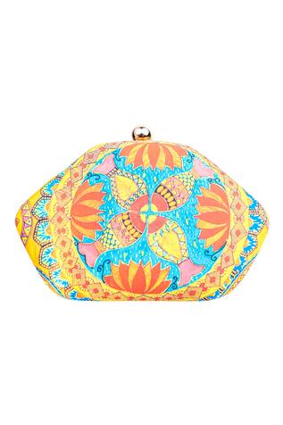 NR by Nidhi Rathi Pisces Print Clutch With Sling
