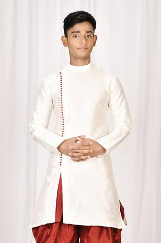 Aryavir Malhotra Silk Kurta