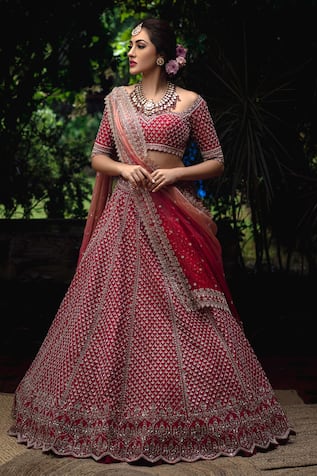 Anushree Reddy  Embroidered Lehenga Set