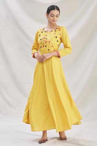 lakhnavi anarkali kurti