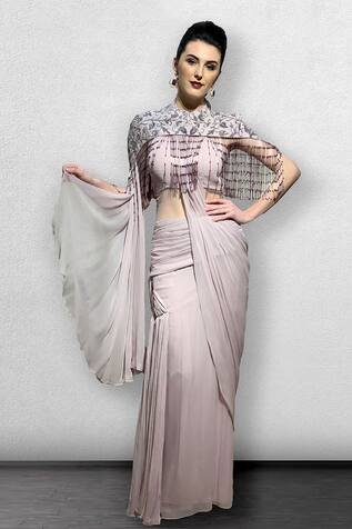 saree model gown