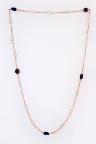 Dugran By Dugristyle Stone Embellished Long Necklace