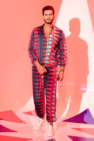 Eshaa Amiin Coachella Printed Joggers