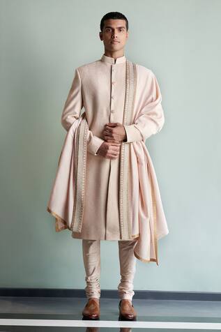 Qbik Embroidered Sherwani Set