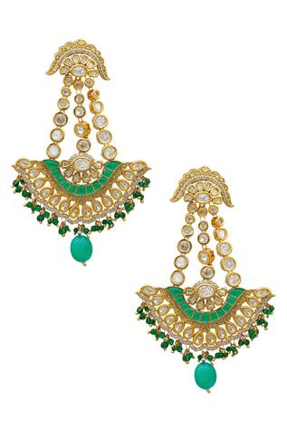Ekathva Jaipur Emerald Drop Chandeliers