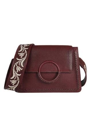 The Leather Garden Flap Sling Bag