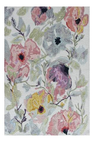 Gharghar Cambert Floral Hand Tufted Carpet