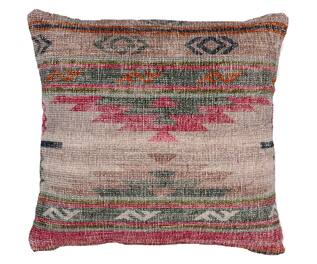 Gharghar Kilim Print Square Shape Cushion Cover